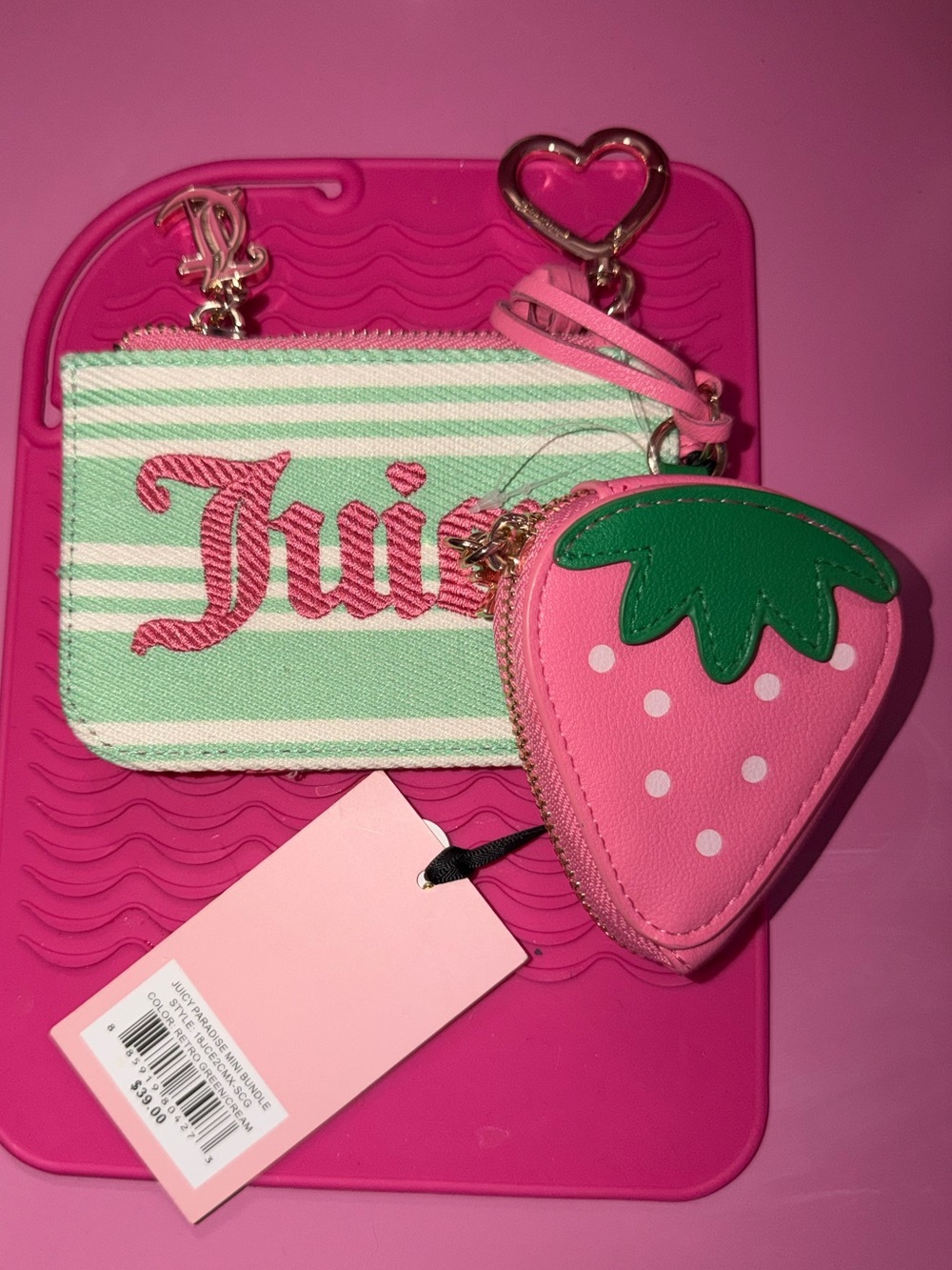 Juicy - Paradise Mini Bundle - Retro Green/Cream - NWT - Picture 2 of 7